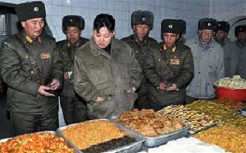 Kim inspects tomorrow's lunch, opts for a chop house in Seoul
