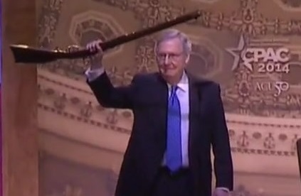 Mitch McConnell shows how big his is