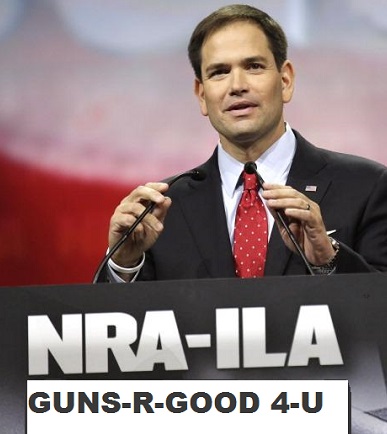 Rubio tells 'em what they want to hear at the NRA convention