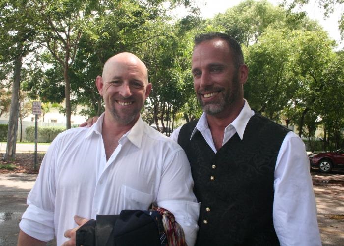 Aaron Huntsman and William Lee Jones pioneers for gay marriage in Florida