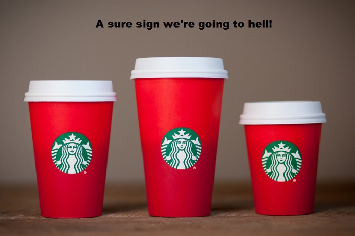Come on folks, it's just a cup! Happy whatever you celebrate!