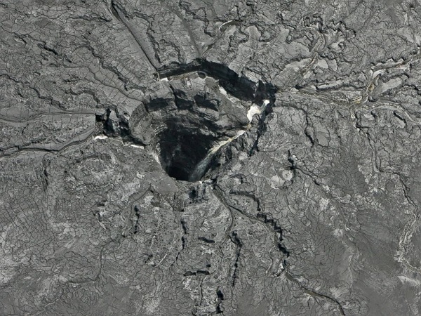 A sinkhole with an added bonus; a 'slight' glow